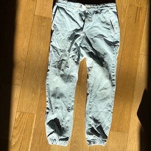 Zara denim joggers